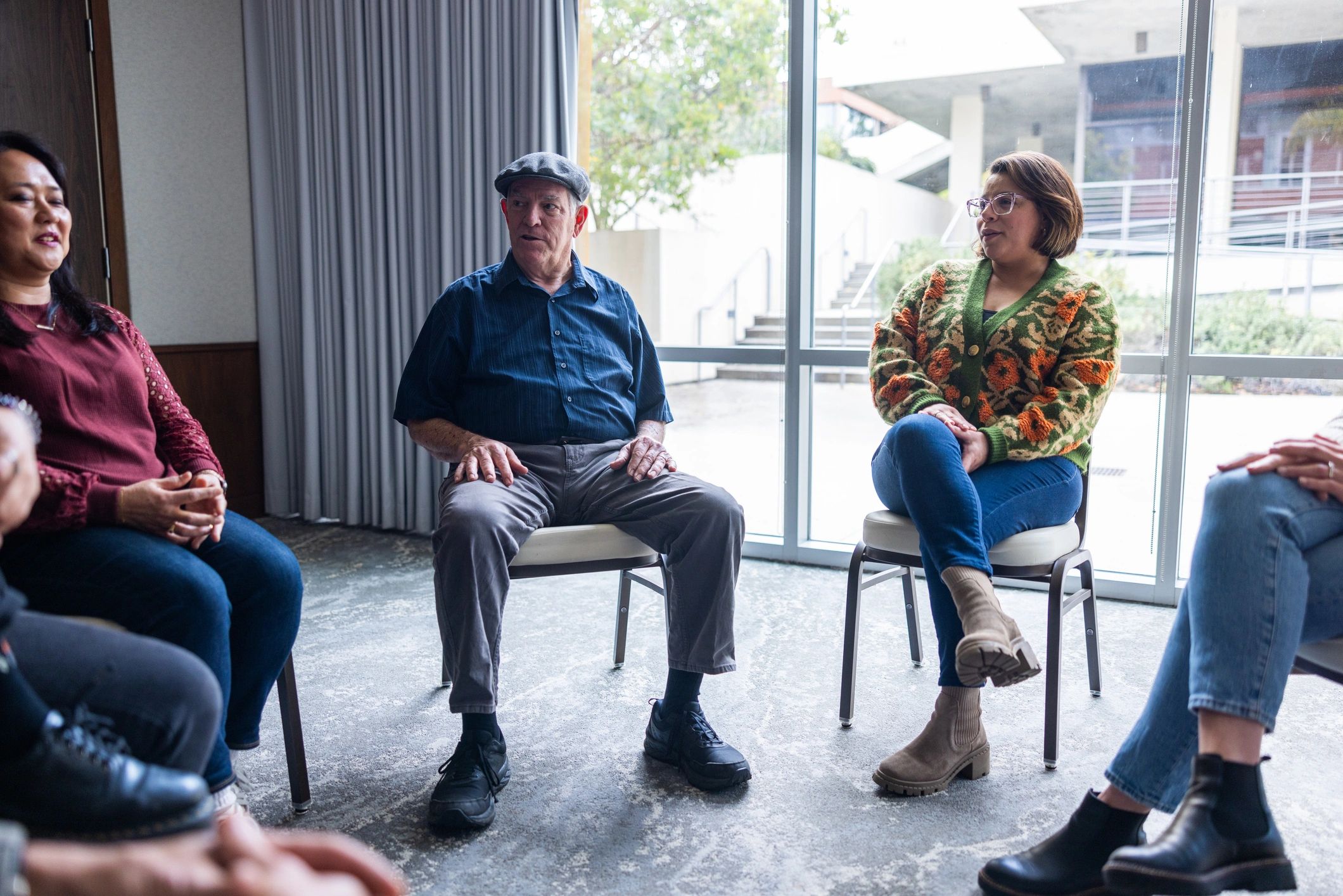 Equipo en espacio terapéutico colaborativo